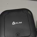 KLIM Boombox E1 with CD case - CD Player Portable Audio System + Extra BASS with Subwoofer + FM Radio, MP3 Bluetooth AUX USB + Wired and Wireless Mode Rechargeable Battery + Remote Control (Black)