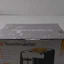 Toastmaster 2-Slice Cool Touch Toaster, Black with Stainless Accent