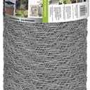 YARDGARD  2 in. Twisted Mesh Wire Fence  36 in. x 150 ft. 20Gauge Galvanized Steel  for Poultry Netting | Chicken Coops | Garden Protection and Plant Support