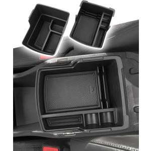 CDEFG Double Layer Armrest Storage Box for Hyundai Kona 2024 2025 2026 Center Console Organizer Tray - 2Pcs