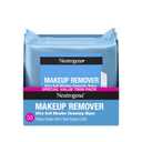 Neutrogena Makeup Remover Wipes Micellar Alcohol-Free Face Towelettes Remove Waterproof Mascara & Oil, Compostable 100% Plant-Based Cloth, Dermatologist & Ophthalmologist Tested, Twin Pack 2 x 25 ct