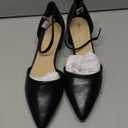 DREAM PAIRS Women's Dress Shoes Low Heel Pumps Closed Pointed Toe Comfort Casual D'Orsay Flats Ankle Strap, Size 9.5