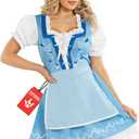Morph Oktoberfest Costumes Womens German Costume - Oktoberfest Outfits Women - Dirndl Costume Womens - Dirndl Dresses Women (Large)
