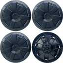 Compatible with Tesla Cybertruck Hub Cap CyberTruck Hub Center Protection Cover Decorative Matte (Mute black)