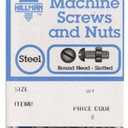 Hillman No. 1/4-20 in. x 1/2 in. L Slotted Round Head Zinc-Plated Steel Machine Screws 7 pk