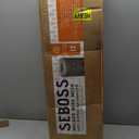 SEBOSS Black Hardware Cloth 1/2 inch 24 x 50 ft 19-Gauge, PVC Coating Wire Mesh Roll Chicken Wire Mesh Chicken Wire Fencing Wire Fence Roll Garden Fencing Mesh Wire Fencing