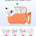 ESR for AirPods Pro 3 Case (2025), Compatible with Airpods Pro 3rd Generation (USB-C Cable), Magnetic Lid, MagSafe Ready, Powerful Drop Protection, Cyber Series, Orange