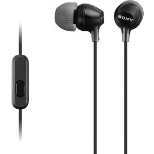 Sony MDREX15AP In-Ear Earbud Headphones with Mic, Black (MDREX15AP/B) And Magnetic Phone Grip And Stand