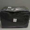 Relavel Extra Large Makeup Case Travel Makeup Train Case Professional Makeup Artist Bag Portable Nail Organizer Box Art Supply Case with Adjustable Dividers/Attach to Trolley/Shoulder Strap (Black)