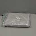 NLMUVW Vinyl Tablecloth with Flannel Backing for Rectangle Table, PVC Table Cloth Waterproof Wipe Clean Table Cover for Dining Party Camping Outdoor, Light Grey, 60 X 84 Inch