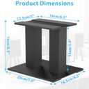 Desktop Speaker Stands 1 Pair for Small/Medium Bookshelf Speakers Steel Studio Monitor Stands,Medium