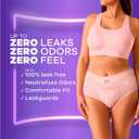 Always Discreet Adult Diapers for Women, Incontinence Underwear, Postpartum Essentials, Disposable Briefs, Max Absorbency, Bladder Leak Protection, Large, 17ct