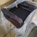 COMHOMA Loveseat Recliner Sofa,Fabric Home Theater Seating Seats,RV Manual Reclining Chair with Bluetooth Speakers,Living Room Furniture Set3+2+1