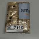 JYFLZQ Champagne Sequin Tablecloth - 50" x 50" Small Square Sparkly Glitter Metallic Table Cover Overlay, Perfect for Wedding, Birthday Party, Baby & Bridal Shower