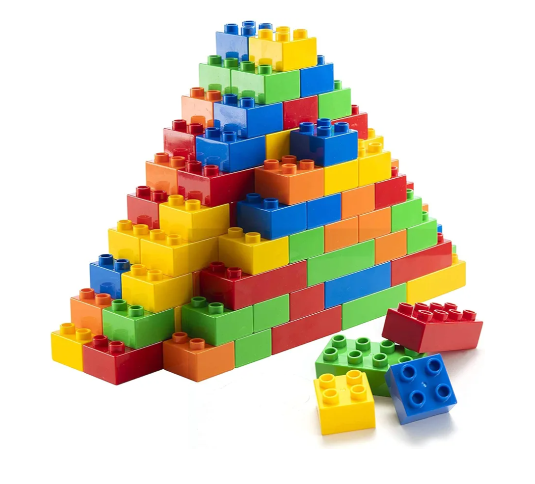 204-Piece Building Blocks Set for Kids Building Bricks for Toddler Development, Creativity, and Motor Skills - Toys for Boys and Girls - Compatible with Major Brands