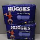 Huggies Size 7 Overnites Baby Diapers: Overnight Diapers, Size 7 (41+ lbs), 68 Ct (2 Packs of 34), 