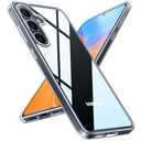 TORRAS Guardian Shockproof for Samsung Galaxy S25 Case, [12FT Military Grade Drop] Thin & Soft Touch for Samsung S25 Case, Transparent Protective Slim Case for Samsung S25, Diamond Clear