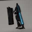 Farery Mini Thermal Brush 3 Temperature Adjustable, 3/4 Inch Travel Curling Iron for Short Hair, Heated Round Brush for Touch-ups and Small Curls, Lightweight Curling Wand for Thin Hair, Dual Voltage (Blue)