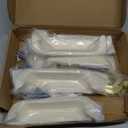 5 Pack 3 lnch(76mm) Brushed Gold Cabinet Cup Pulls Kitchen Hardware Cabinet Handles Drawer Pulls Bathroom Cupboard Drawer Handles