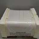 24 inch Vintage Ceramic Table Lamp with 5FT Cord - Single Farmhouse Rustic Bedside Lamp with Natural Textured Finish, Nightstand Lamps for Living Room, Bedroom, End Table Beige