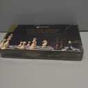 Magnetic Chess Game Board Set: Chess Sets for Adults 15.4'' Storage Box with Pieces Slots - Handcrafted Portable Travel Chess Game for Family Strategy - Gift for Husband Happyramid (Walnut - Coordinate Markings)