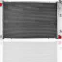 3 Row Aluminum Radiator For 1973-1987 Chevy C10 C20 C30 K10 K20 K30 GMC C2500 1974 1975 1976 1977 1978 1979 1980 1981 1982 1983 1984 1985 1986 1987 Radiators