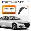 ALMULOO Front Passenger Side Fender Liner Compatible with 2016-2017 Honda Accord Sedan, Replaces H01249157 74100T2AA01, Wheel Liner Splash Shields Guard, Right Side,Without Insulation Foam