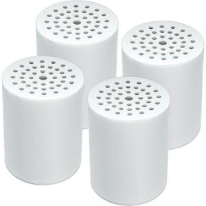 4 Pack 15 Stage Shower Filter Replacement Cartridge, Shower Filter For Hard Water, Universally Compatible With Any Similar Design, Shower Water Softener with High Output White 4 Pack 15 Stage Shower Filter Replacement Cartridge, Shower Filter For Hard Water, Universally Compatible With Any Similar Design, Shower Water Softener with High Output White