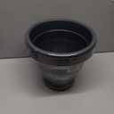 4 Pack 12 Inch Large Plant Pots, Plastic Flower Pot for Indoor & Outdoor with Drainage Holes & Saucer, Plaid Pattern Planters Garden Pots for Herbs (Gold)