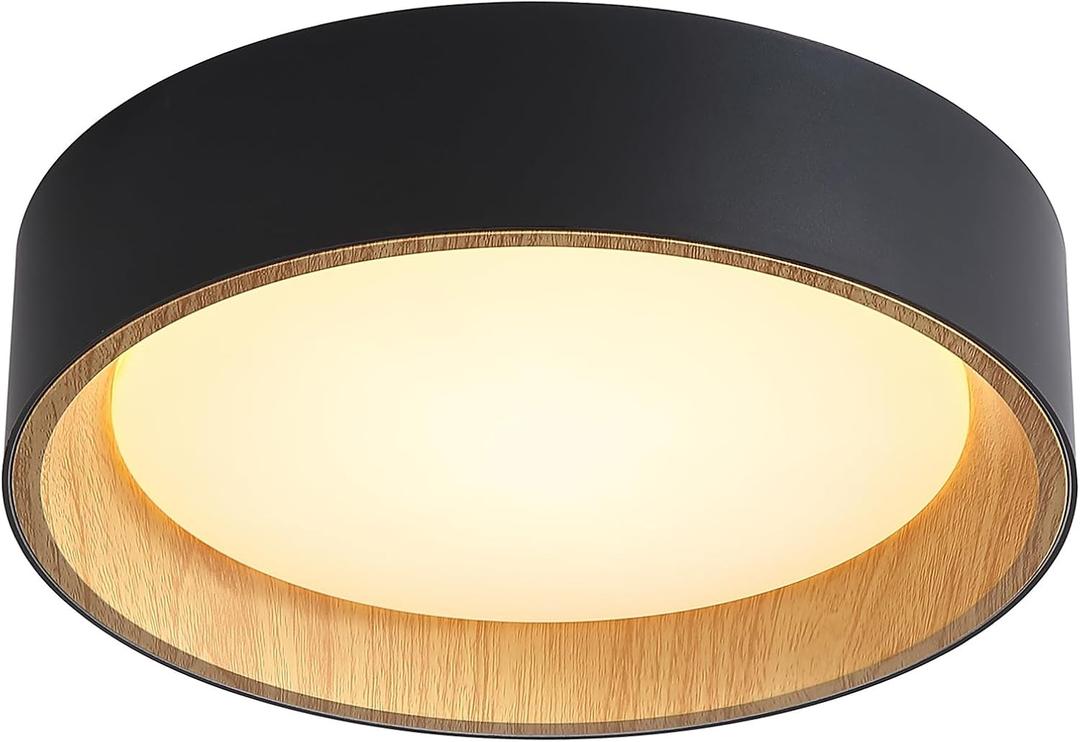 Flush Mount Fixture LED Ceiling Light : 5CCT Adjustable, Low-Glare Design for Bedroom, Hallway & Kitchen