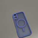 CANSHN Magnetic for iPhone 17 Case, Upgraded, Full Camera Protection Compatible with Magsafe, Translucent Matte, Shockproof Protective Phone Case for iPhone 17 - Ultramarine (iPhone 17 (6.3 Inch,2 Lens)