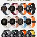 Magnetic Watch Band 22mm 20mm 19mm 18mm 16mm With Quick Release Soft Silicone Sport Watch Band for Men Women, Magnetic Silicone Replacement Strap