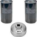 2Pack 122-0836 Oil Filter & 420-0577 122-0836 Oil Filter Wrench Kit Fits for RV QG 5500/7000 Series HGJAA HGJAB HGJAC Spin-on Replaces 01220836 B7238 PH2875 PH10027