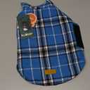 Kuoser Waterproof Dog Coat, Reversible Dog Jacket for Small Dogs, Adjustable Durable Doggie Winter Coat Warm Cozy Puppy Cold Weather Apparel from Small to Large Breed, Blue S (Small (Pack of 1))