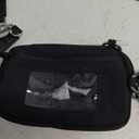 Clip and Go Strap for Phone with Wallet Crossbody Phone Lanyard Adjustable and Detachable RFID Wristlet Wallet with ID Window and Zipper, Black (Medium)