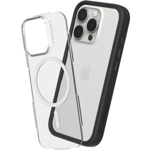 RhinoShield Modular Case Compatible with MagSafe for [iPhone 16 Pro] | Mod NX - Superior Magnetic Pull Force, Customizable Heavy Duty Protective Cover 3.5M / 11ft Drop Protection - Black