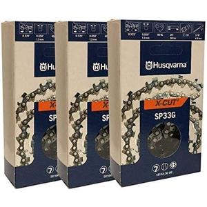 Husqvarna Set Of 3 OEM SP33G X-Cut .325 .050 80DL 20" Chain 581643680