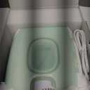 Momcozy New Baby Wipe Warmer, 100pcs Larger Capacity Wipe Dispenser, 10-Min Fast Heating with 4 Temperature Modes, Innovative Spring Design, Silicone & Top Seals,Quick Even Heating, 3-Level Nightlight (Green)