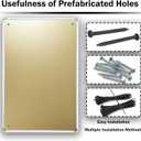 6 Piece Metal Signs Chicken Signs for Funny Coop Decor Signs for Outdoor Decor Farm Plaque Yard Chicken Coop Gift for Chicken Lovers Chickens Plaque 8x12 Inch