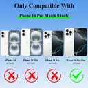 Fiyart Designed for iPhone 16 Pro Max Case Cute Flower Floral Sunflowers Design,Soft Slim TPU Anti-Scratch Phone Cover for Women Girls 6.9"-Black