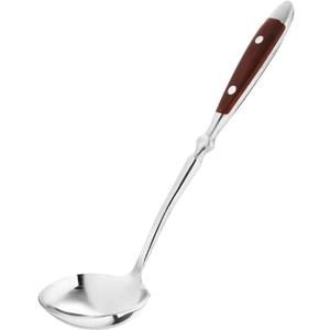 Kitchen Ladle Stainless Steel 304Metal Soup Ladle with Stylish Bakelite HandleHeavy Gauge Soup Spoon Serving SpoonKitchen Cooking Spoons (Small)