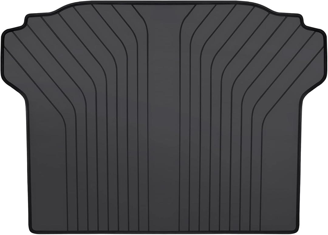 Trunk Mat Custom Fit for BMW X3 G01 X4 G02 2024 2023 2022 2021 2020 2019 2018 All Weather Rubber Cargo Liners Heavy Duty Waterproof Cargo mat (Full Black)