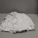 Biscaynebay Wrap Around Bed Skirts for Queen Beds 15" Drop, White Adjustable Elastic Dust Ruffles Easy Fit Wrinkle & Fade Resistant Silky Luxurious Fabric Machine Washable