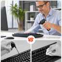 250000RPM Electric Air Duster for Keyboard: One Blow Clears Dust and Crumbs
