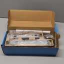 AOC Monitor Mount, Adjustable Single Monitor Arm for 1732 Inch Screens, Fits 4.419.8lbs, Cable Management, VESA 75x75/100x100, C-Clamp & Grommet Base (Grayish white)