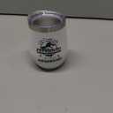 Don't Mess With Grandmasaurus You'll Get Jurasskicked. Funny Mother's Gift For Mom, Grandma, Nana, Mimi, Senior Sister Having Grandchildren And Senior Citizen Women - 12oz Wine Tumbler White