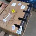 GABRYLLY Ergonomic Office Chair, High Back Home Desk Chair with Headrest, Flip-Up Arms, 90-120 Tilt Lock and Wide Cushion, Big and Tall Mesh Chairs for Man Woman, Grey Task Chair