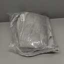 vctops 4 Pieces Flannel Plush Sofa Armrest Cover Headrest Cover for Recliners Soft Fuzzy Non Slip 2 Arm Rest Covers and 2 Headrest Protector for Recliner Leather Sofa Couch(Grey,2 Seat)