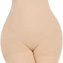 YADIFEN Shapewear Shorts Women Thigh Slimmer High Waisted Shapewear Nude, Large