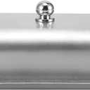 CHICIRIS Stainless Steel Butter Dish with Lid Handle Cover Design, Dessert Bowl Cheese Bread Box Perfect for East/West Butter